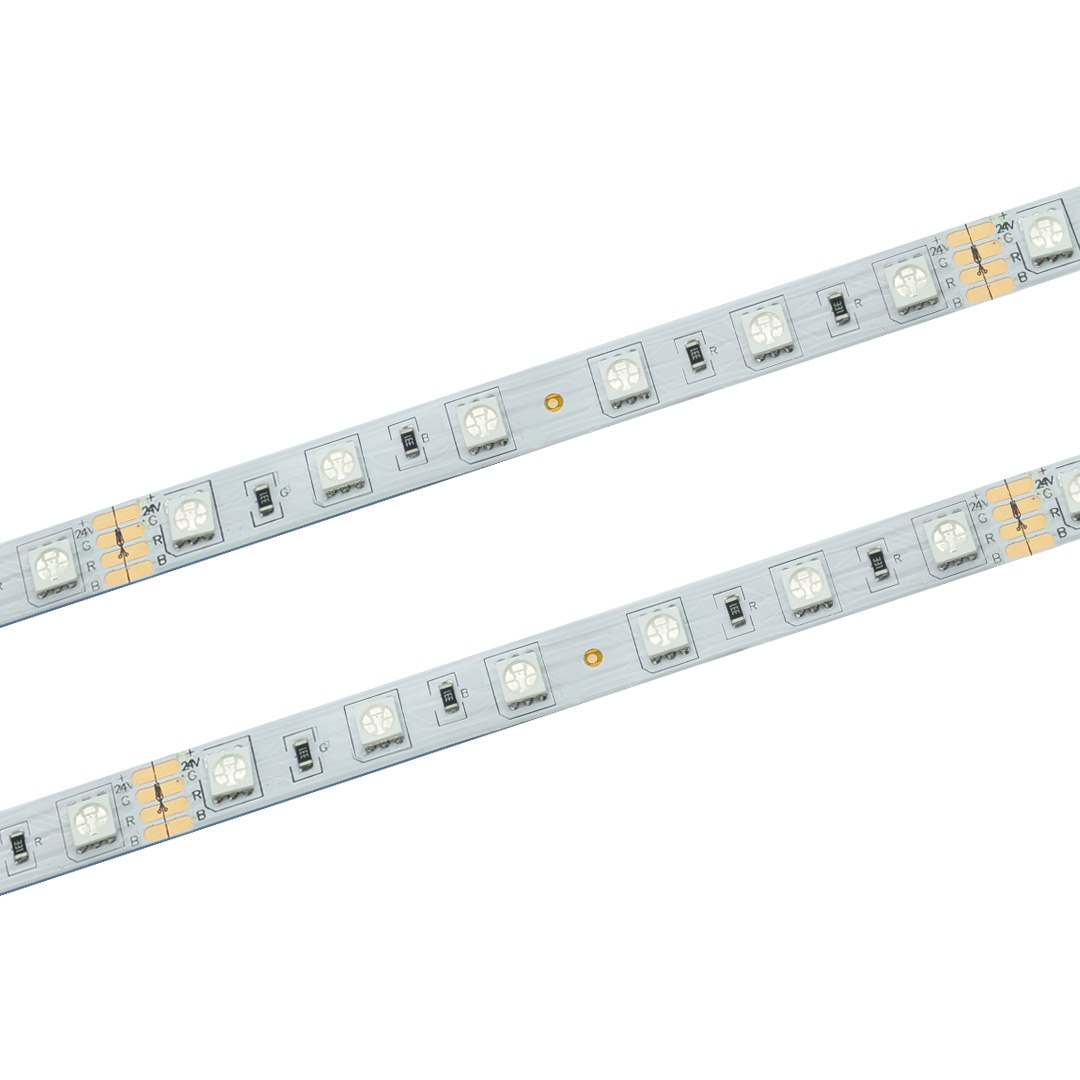 Taśma LED 60 SMD 5050 IP20 RGB 24V 14,4W/m -50M