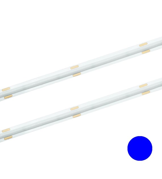 Taśma LED COB 480 niebieska 24V 8mm 11W 50M