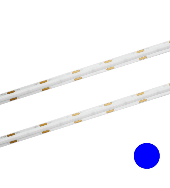 Taśma LED COB 480 niebieska 12V 8mm 11W/m
