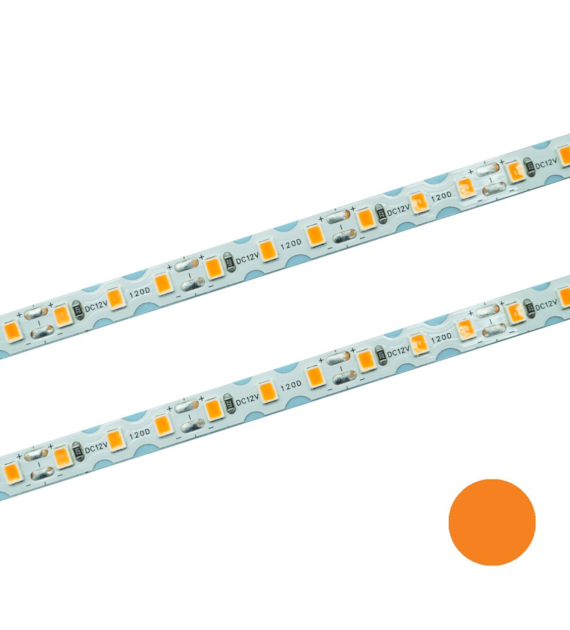 LED Strip 120 SMD flexible IP20 orange 7W/m roll 10m