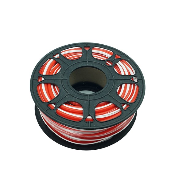 Neon frez 6 mm silikonowa osłona dotaśmy LED czerwona