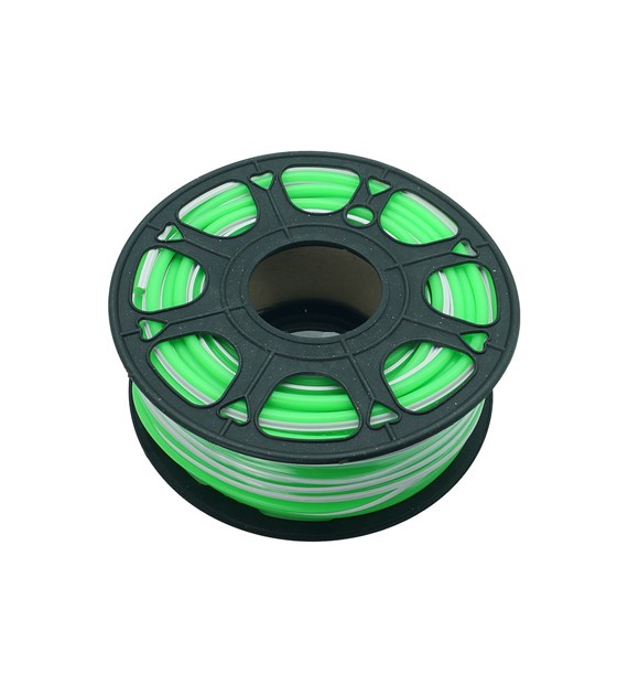 Neon frez 6 mm silikonowa osłona dotaśmy LED zielona
