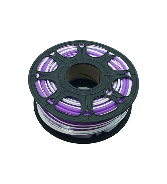Neon frez 6 mm silikonowa osłona do taśmy LED fioletowa