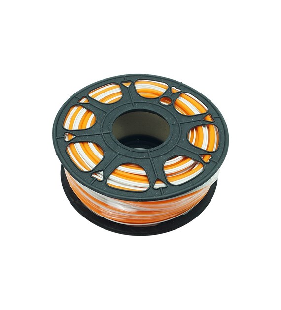 Neon frez 6 mm silikonowa osłona do taśmy LED pomarańczowa