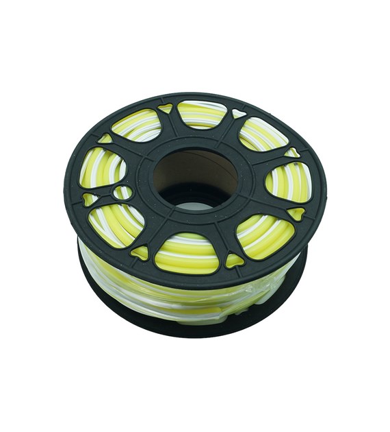 Neon frez 6 mm silikonowa osłona dotaśmy LED limonkowa