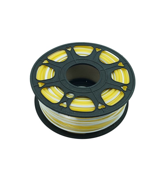 Neon frez 6 mm silikonowa osłona dotaśmy LED żółta