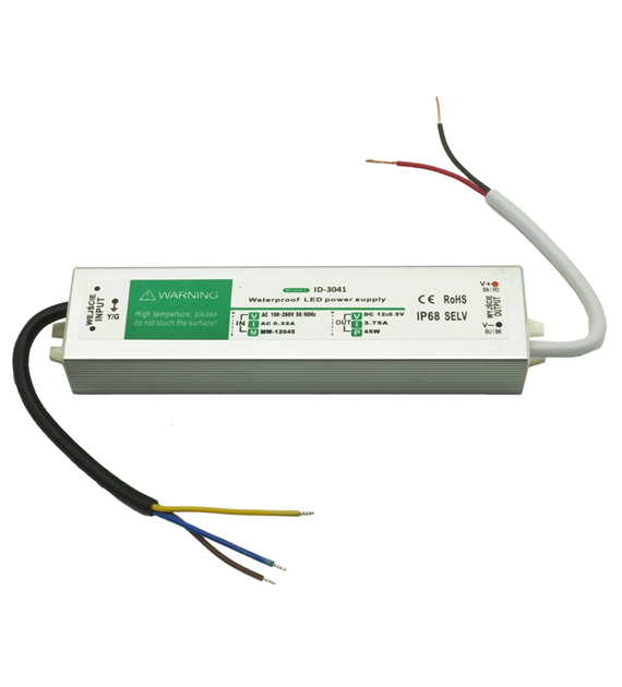 Komp. zasilania wodoodp. IP67 3,75A 45W12V DC