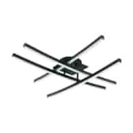 Plafon LED Austin 48W czarny 4000K