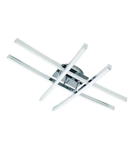 LED-Deckenleuchte Austin 48W Chrom 4000K