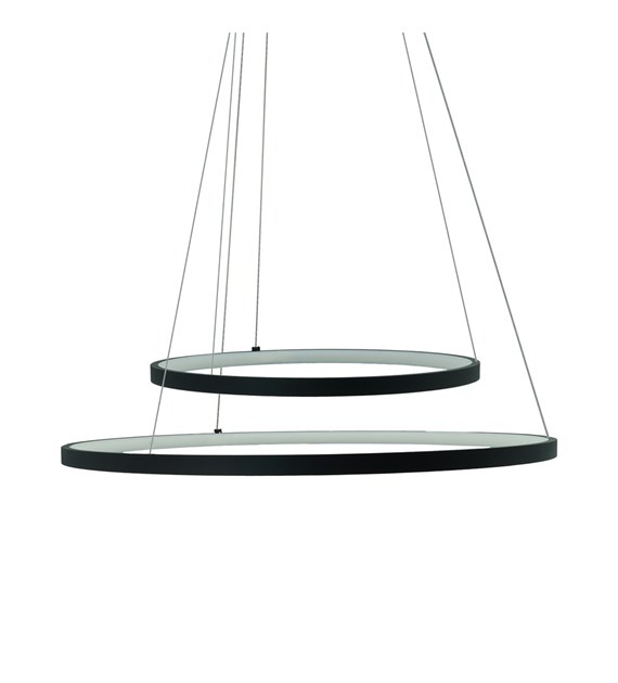 Lampa wisząca LED PEORIA 54W czarny CCTPilot