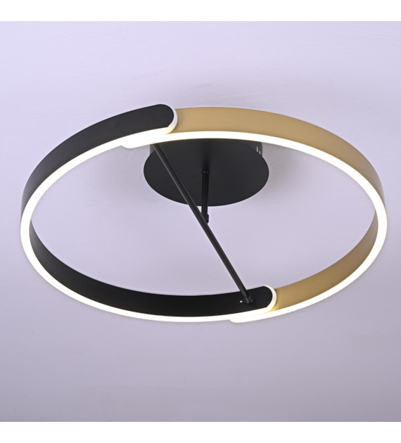 LED Deckenleuchte ONTARIO 36W schwarz-gold 4000K