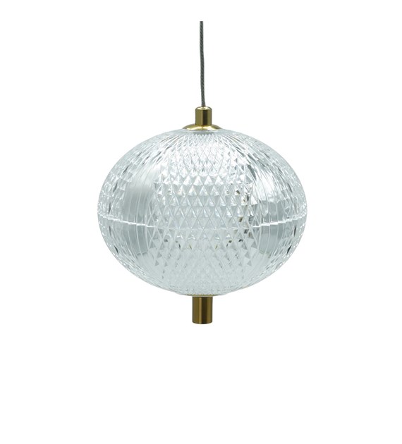 Lampa wisząca LED AMERILLA 15cm złoto szczotkowane 15W 4000K