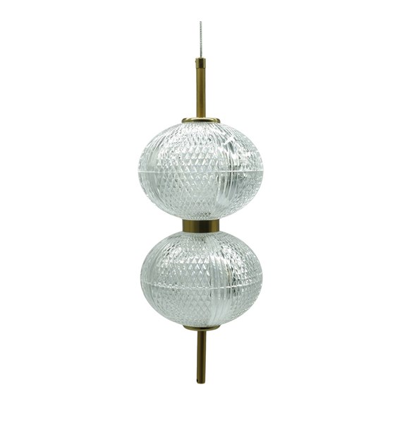 Lampa wisząca LED AMERILLA 39cm złoto szczotkowane  30W 4000K