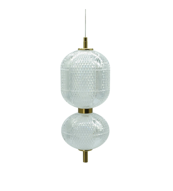 AMERILLA II LED Pendant Light brushed gold 30W 4000K