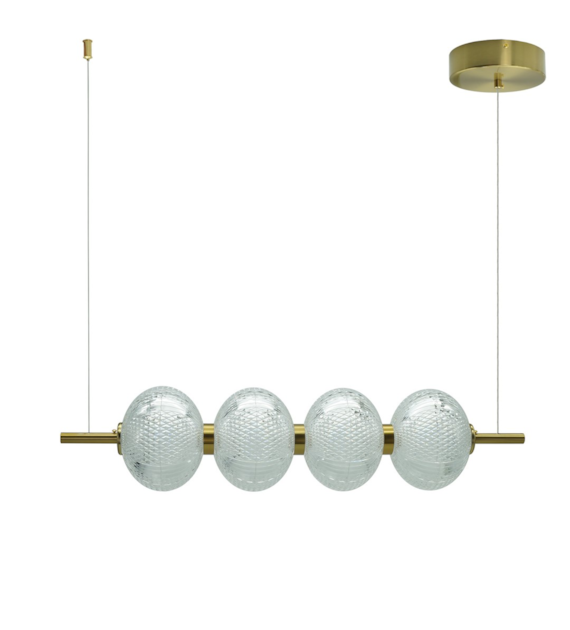 AMERILLA LED Pendant Light brushed gold 60W 4000K