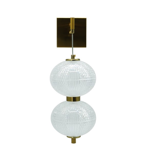 Kinkiet LED AMERILLA złoto szczotkowane  30W 4000K