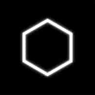 Zestaw biały Lamp HEXAGON 1 LED 6500K