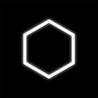 Zestaw czarny Lamp HEXAGON 1 LED 42W 6500K