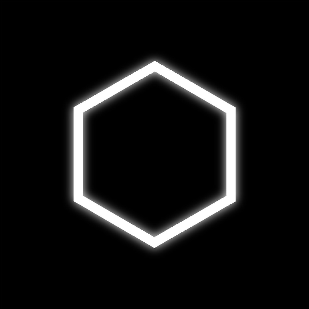Zestaw czarny Lamp HEXAGON 1 LED 42W 6500K