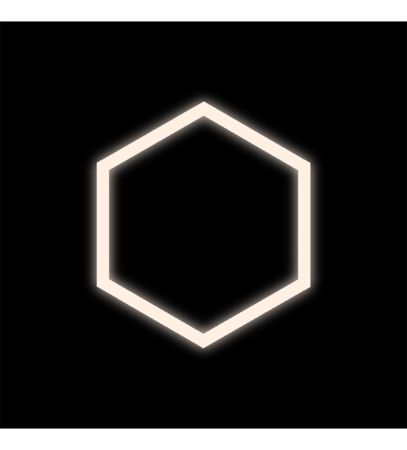 Zestaw biały Lamp HEXAGON 1 LED 4000K
