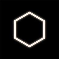 Zestaw czarny Lamp HEXAGON 1 LED 42W 4000K