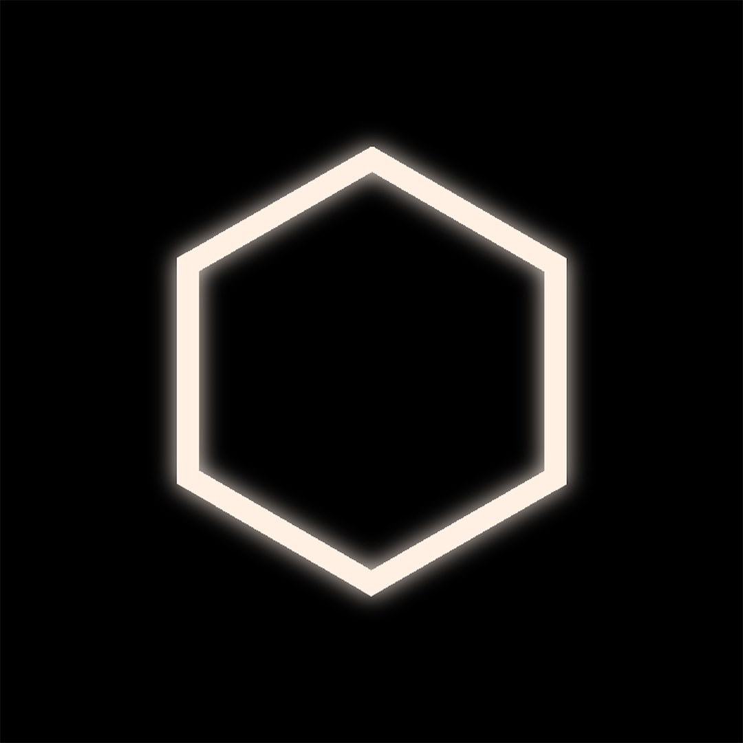 Zestaw czarny Lamp HEXAGON 1 LED 42W 4000K