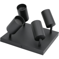 Kinkiet poczwórny czarny QUALIS IV