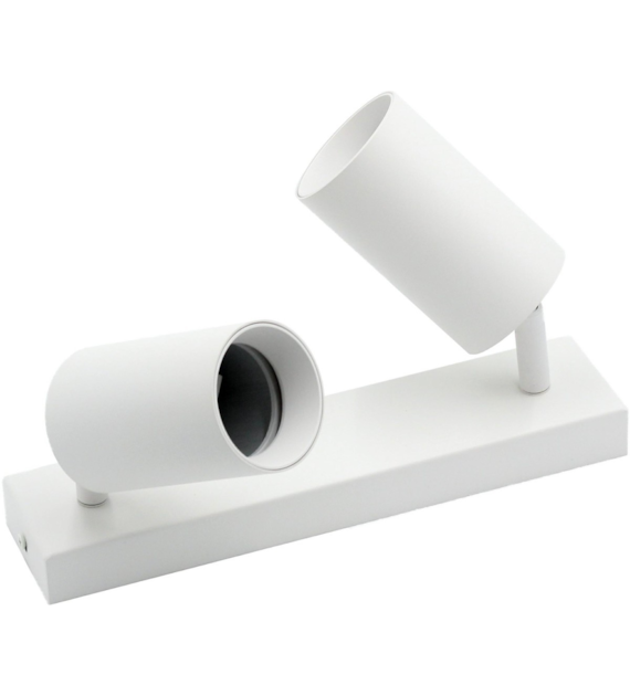 Double wall lamp white QUALIS II