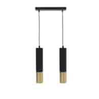 Black and gold hanging tube CIRCUS-2 290x60