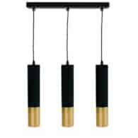 Black and gold hanging tube CIRCUS-3 290x60