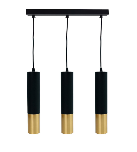 Black and gold hanging tube CIRCUS-3 290x60