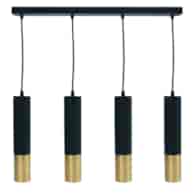 Black and gold hanging tube CIRCUS-4 290x60