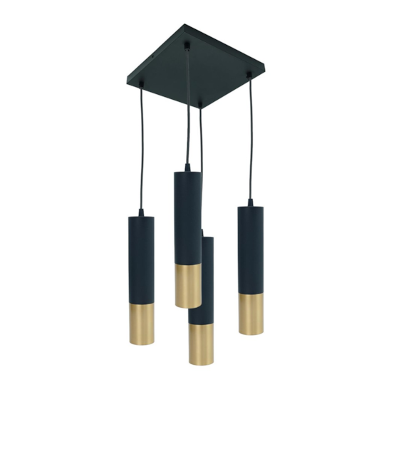 Hängetubus Schwarz-Gold CIRCUS-4S 290x60