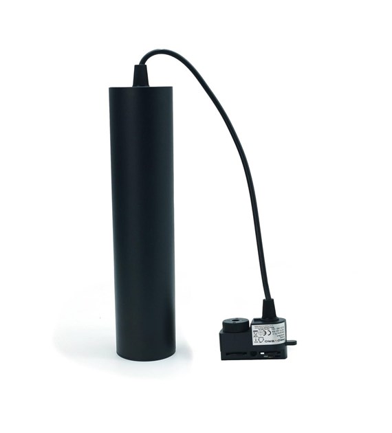 Tuba wisząca na szynoprzewód 240x55czarna TRACTUS ROPE SLIM