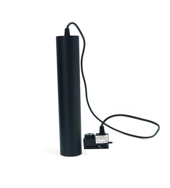 Tuba wisząca na szynoprzewód 290x55czarna TRACTUS ROPE SLIM