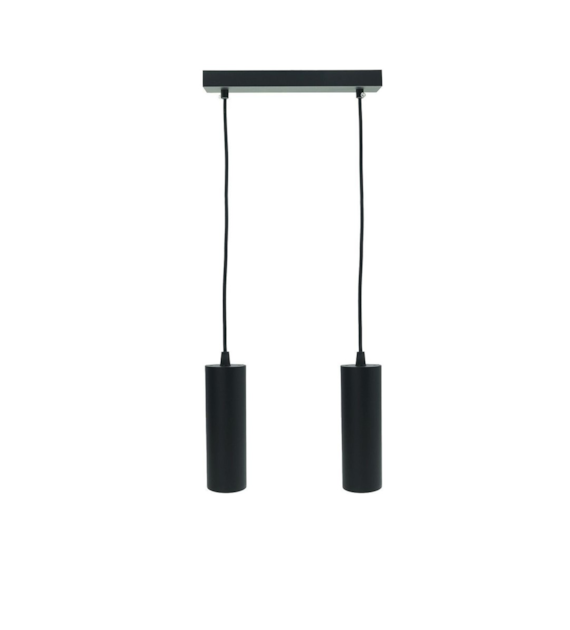 Black hanging tube CIRCUS-2 SLIM 170x55