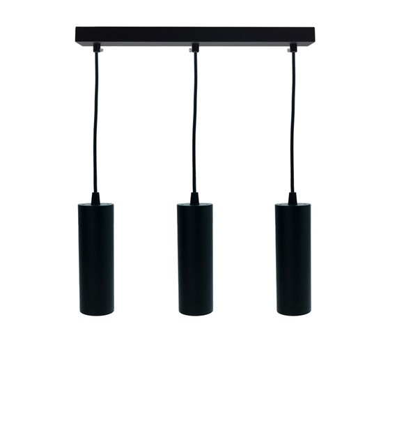 Tuba wisząca czarna CIRCUS-3 SLIM 170x55