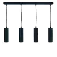 Black hanging tube CIRCUS-4 SLIM 170x55
