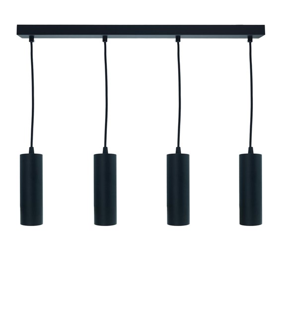 Tuba wisząca czarna CIRCUS-4 SLIM 170x55