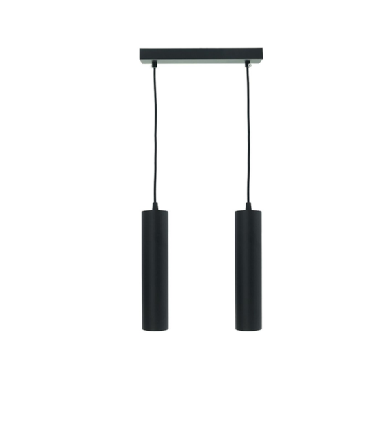 Black hanging tube CIRCUS-2 SLIM 240x55