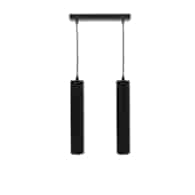 Black hanging tube CIRCUS-2 SLIM 290x55