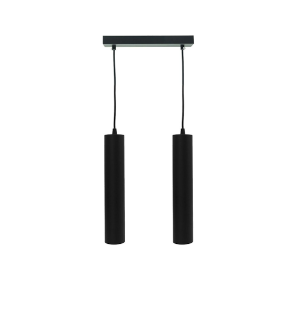 Black hanging tube CIRCUS-2 SLIM 290x55