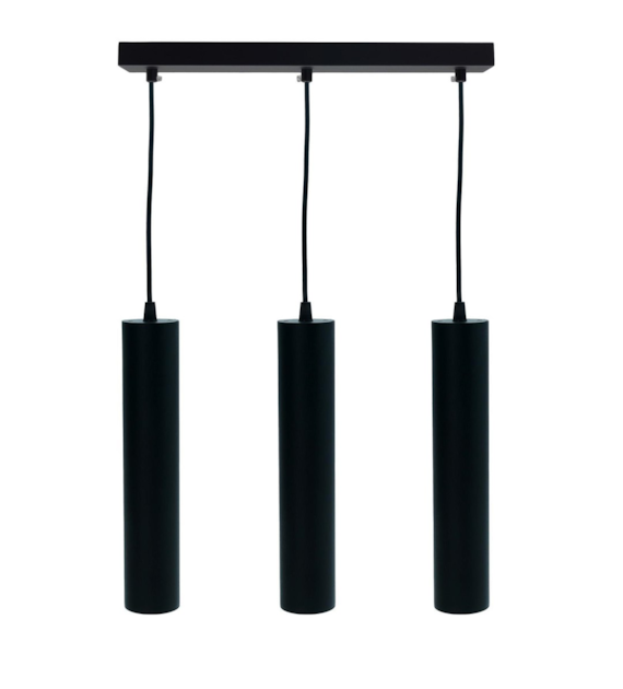 Schwarze Pendelleuchte CIRCUS-3 SLIM 290x55