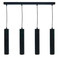 Black hanging tube CIRCUS-4 SLIM 290x55