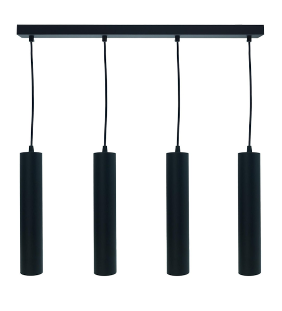 Schwarze Pendelleuchte CIRCUS-4 SLIM 290x55