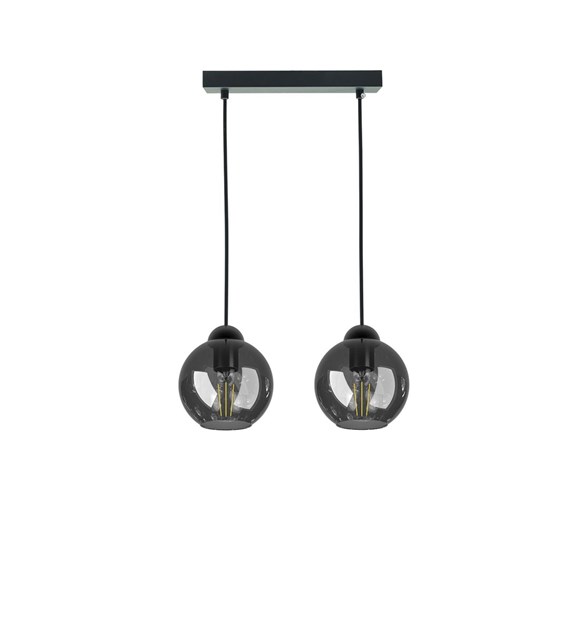 Lampa wisząca klosz dymiony NEBIOS-2