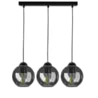 Lampa wisząca klosz dymiony NEBIOS-3