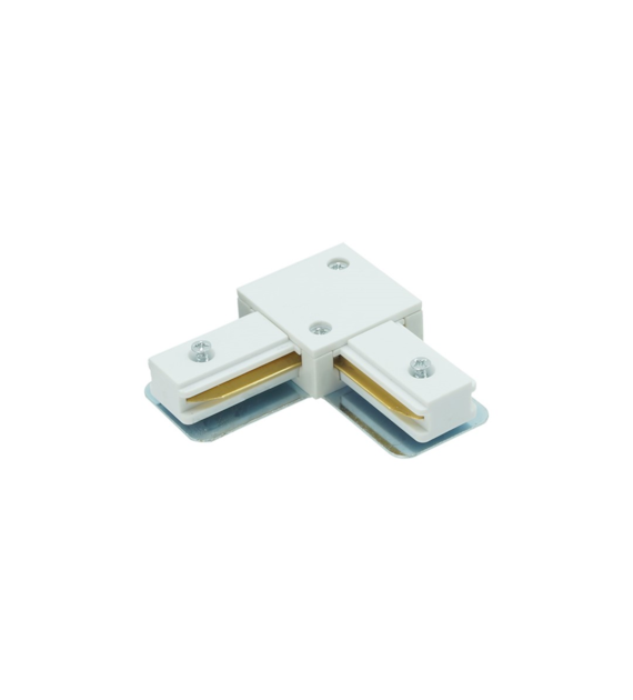 Łącznik do szynoprzewodów 1f kątowy biały