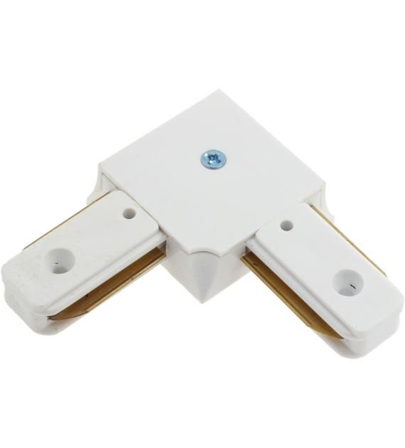 Łącznik do szynoprzewodów 1f kątowy biały ZX