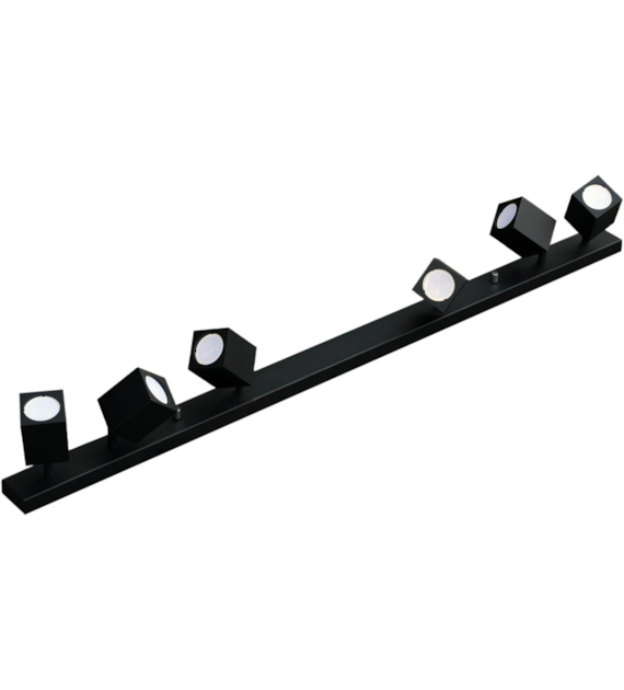 Wandleuchte schwarz QUANTUS VI Balken